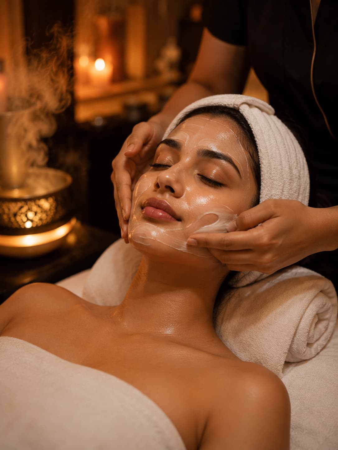 Luxury facial and skin glow ritual at Pareez Salon